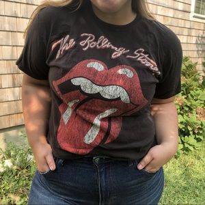 The Rolling Stones Black Band Tee - Medium